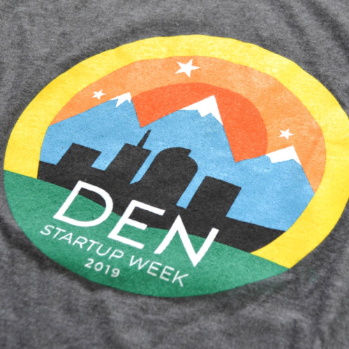 Denver Startup Week 2019 T-Shirt - By ImageSeller Merch Experts