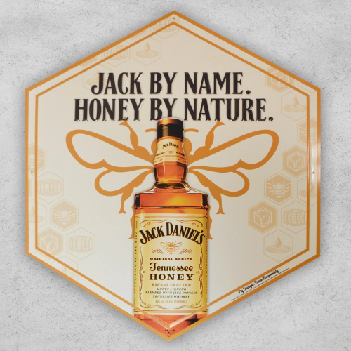 Jack Daniels Single Barrel Select Tennessee Whiskey Gold Custom Sign - By ImageSeller Merch Experts